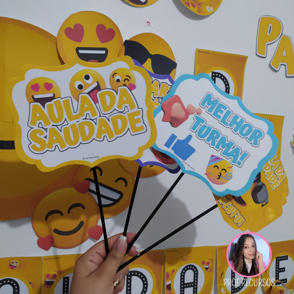 Kit Aula Da Saudade Emoji