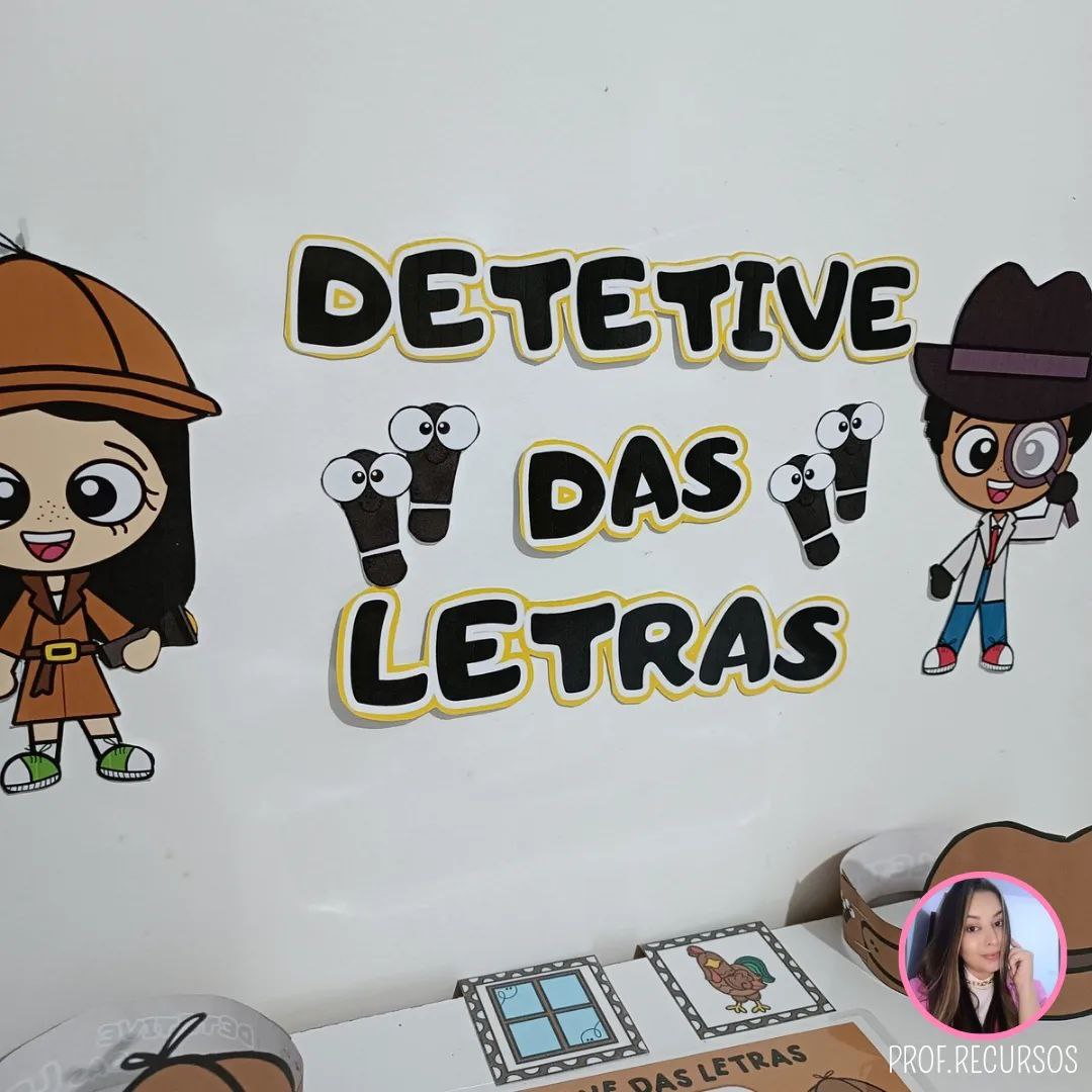 Detetive de letras - Diário de Alfabetização