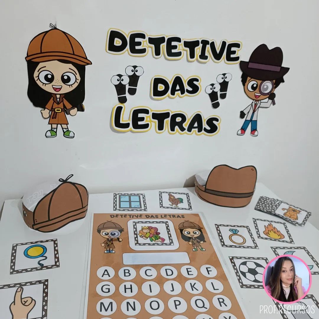 Detetive de letras - Diário de Alfabetização