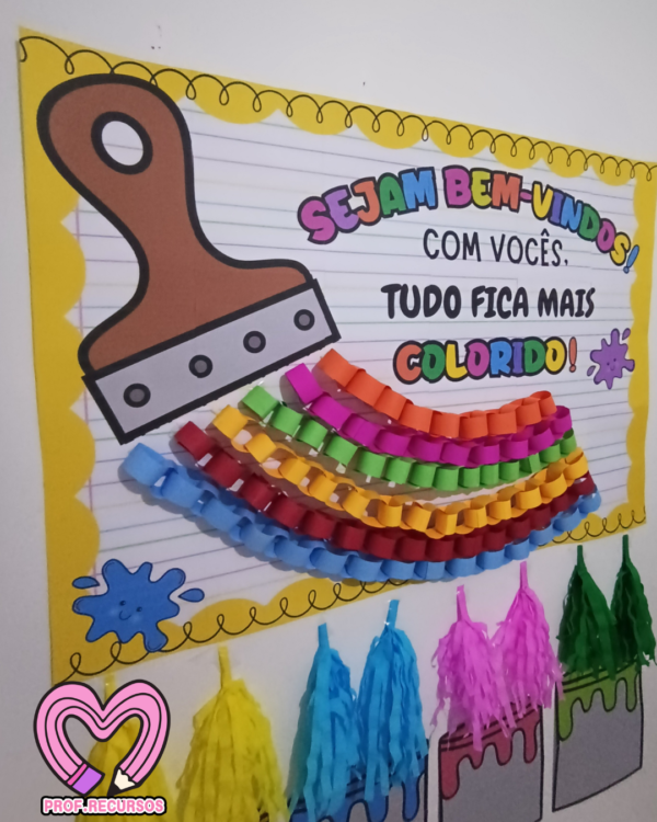 PAINEL SEJAM BEM-VINDOS CORES - Image 4