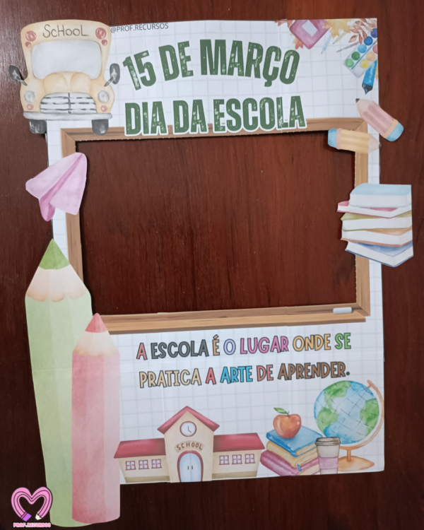 MOLDURA PARA FOTOS DIA DA ESCOLA - Image 2