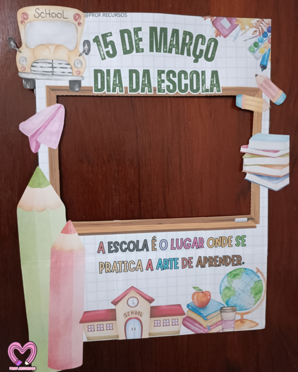 MOLDURA PARA FOTOS DIA DA ESCOLA - Image 3