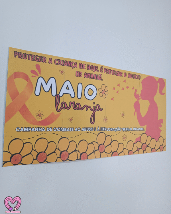 FAIXA BANNER MAIO LARANJA 🧡 - Image 4