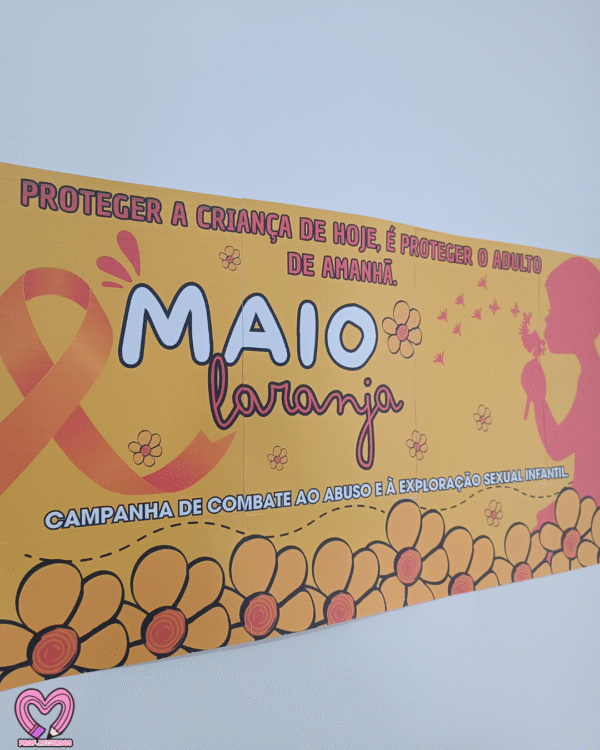 FAIXA BANNER MAIO LARANJA 🧡 - Image 5