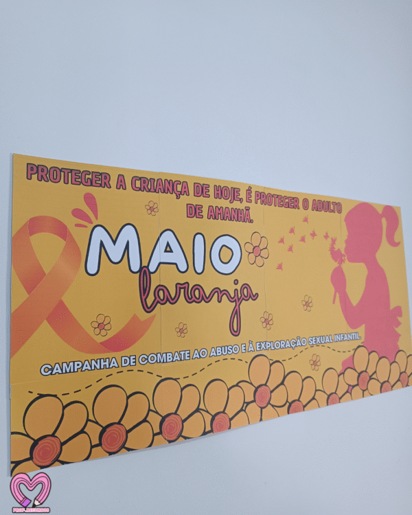 FAIXA BANNER MAIO LARANJA 🧡 - Image 2