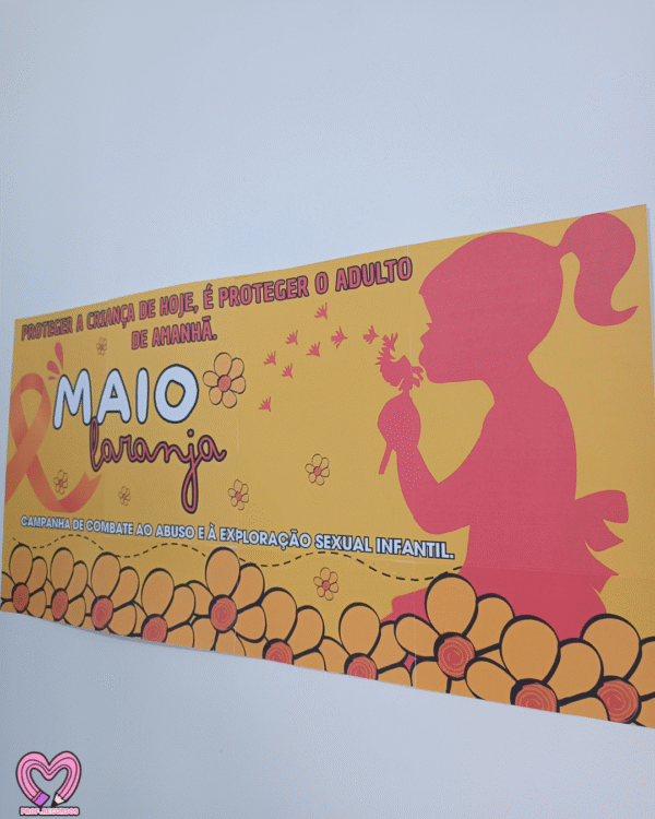 FAIXA BANNER MAIO LARANJA 🧡 - Image 3